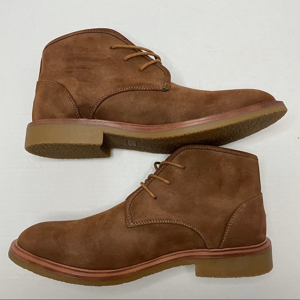 Mens Chukka Boots Linkside Brown Suede  7.5M New - Picture 4 of 10
